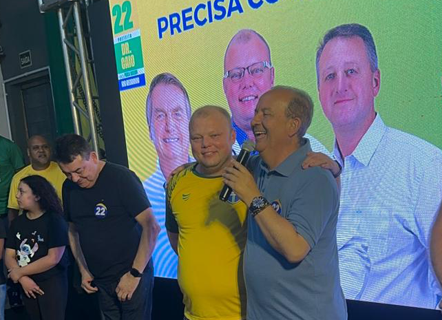  Governador Jorginho Mello Participa de Evento em Apoio à Reeleição do Prefeito de Rio Negrinho